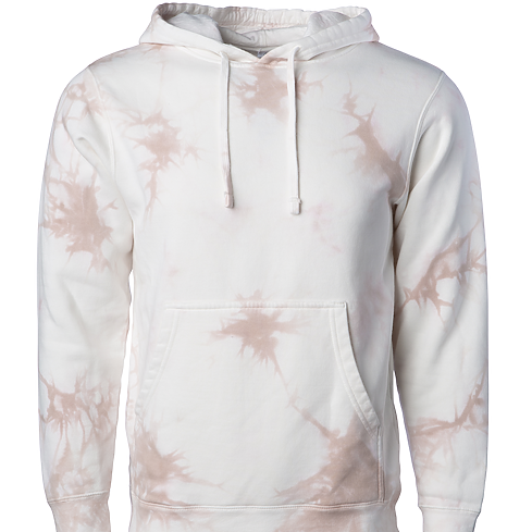ITC Unisex Midweight Tie Dyed Hooded Pullover  PRM4500TD